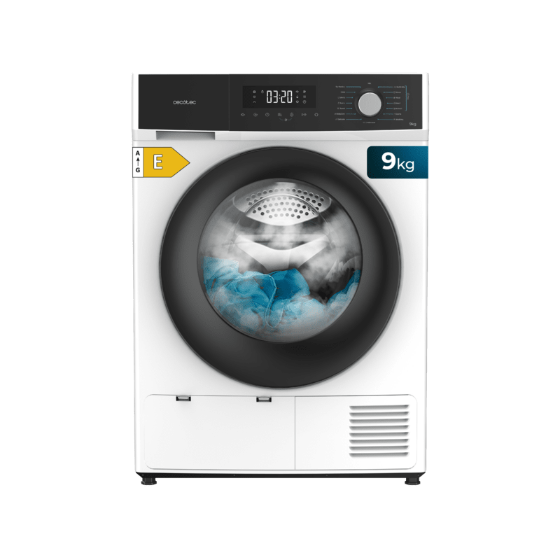 Secadora Bomba de Calor Cecotec Bolero Dresscode Dry 9330 Blanca 9 Kg de Capacidad Secadora Bomba de Calor Cecotec Bolero Dresscode Dry 9330 Blanca 9 Kg de Capacidad