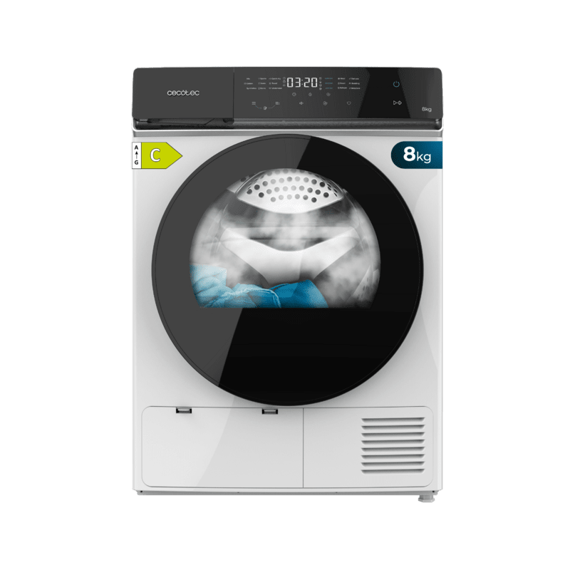 Secadora Cecotec Bolero DressCode Dry 8400 Inverter Blanca 8 Kg de Capacidad Secadora Cecotec Bolero DressCode Dry 8400 Inverter Blanca 8 Kg de Capacidad