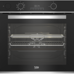 Horno Multifunción Pirolítico Función Freidora de Aire con Vapor Asistido Beko BBISA13300XMPE 72 Litros de Capacidad