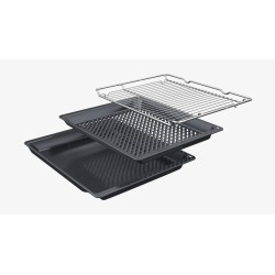 Horno Multifunción Pirolítico con Función Freidora de Aire Bosch HBG578EB7 71 Litros de Capacidad