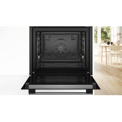 Horno Multifunción Pirolítico con Función Vapor Bosch HQA574ES3 71 Litros de Capacidad Hidrolítico
