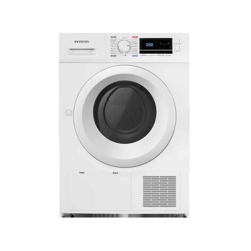 Secadora Bomba de Calor INFINITON SD-HT86 Blanca 8 Kg de Capacidad Secadora Bomba de Calor INFINITON SD-HT86 Blanca 8 Kg de Capacidad