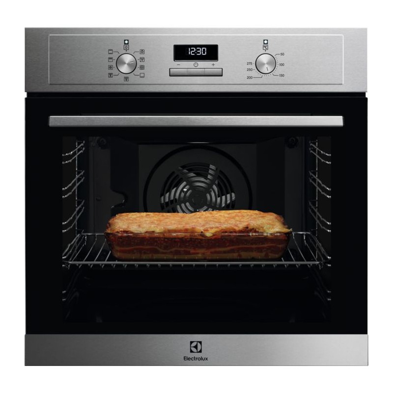Horno Multifunción Pirolítico Electrolux EOF3H54X Serie 500 SurroundCook 72 Litros de Capacidad