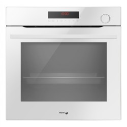 Multifunktionsofen mit Dampffunktion von Fagor 8H875TCB 77 Liter Kapazität Weißes Glas