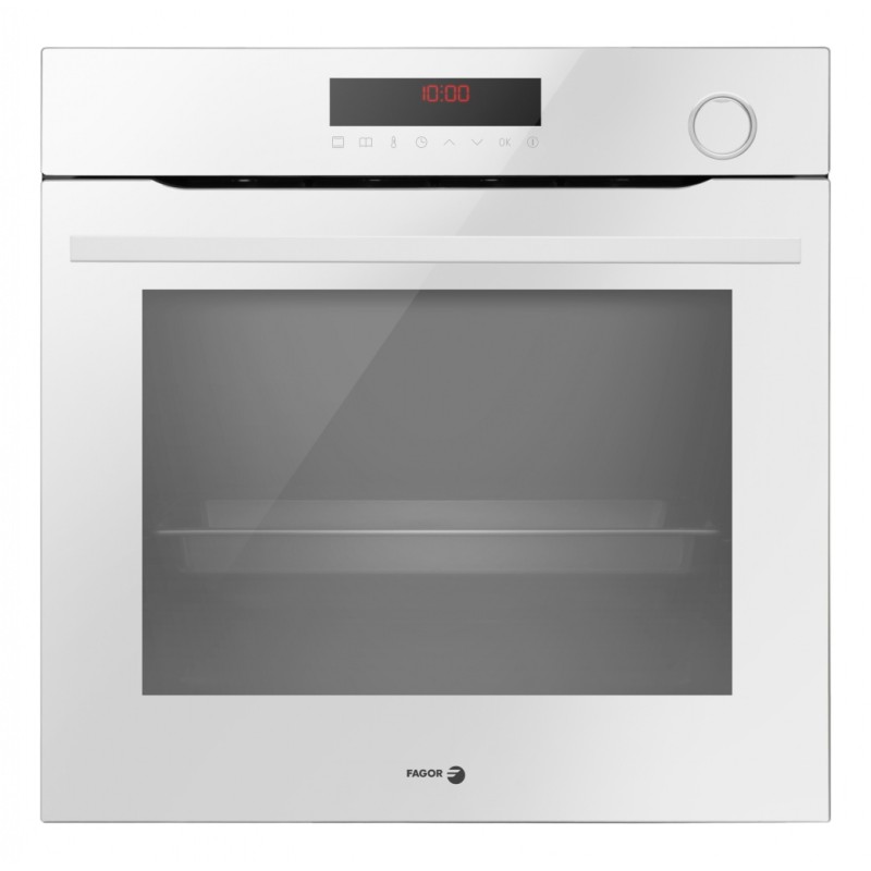 Horno Multifunción con Función de Vapor Fagor 8H875TCB 77 Litros de Capacidad Cristal Blanco