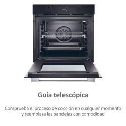 Horno Multifunción Pirolítico Haier H6ID2P5B3YTX 78 Litros de Capacidad Hidrolítico
