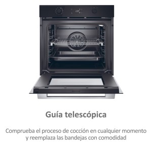 Horno Multifunción Pirolítico Haier H6ID2P5B3YTX 78 Litros de Capacidad Hidrolítico