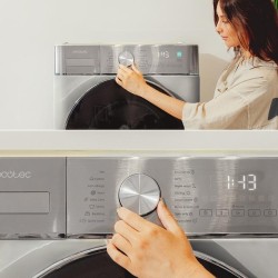 Cecotec Bolero Wash&Dry 10680 Inverter-Waschtrockner aus Stahl, 10 kg/6 kg Kapazität, 1400 U/min
