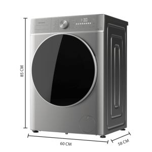 Cecotec Bolero Wash&Dry 10680 Inverter-Waschtrockner aus Stahl, 10 kg/6 kg Kapazität, 1400 U/min