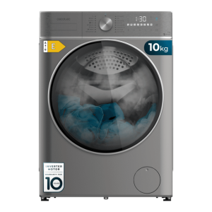 Cecotec Bolero Wash&Dry 10680 Inverter-Waschtrockner aus Stahl, 10 kg/6 kg Kapazität, 1400 U/min