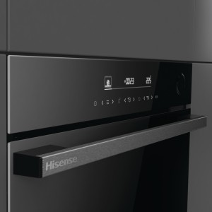 Horno Multifunción con Función Vapor Hisense BSA66346ADBGWIFI 77 Litros de Capacidad Hidrolítico con WiFi