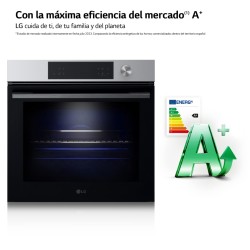 Horno Multifunción Pirolítico LG Instaview WSED7613S 76 Litros de Capacidad Blue EasyClean Acero Inox con WiFi