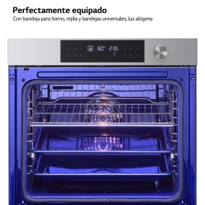 Horno Multifunción Pirolítico LG Instaview WSED7613S 76 Litros de Capacidad Blue EasyClean Acero Inox con WiFi