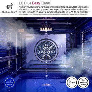 Horno Multifunción Pirolítico LG Instaview WSED7613S 76 Litros de Capacidad Blue EasyClean Acero Inox con WiFi