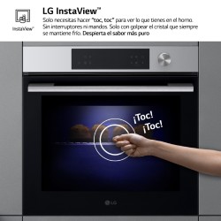 Horno Multifunción Pirolítico LG Instaview WSED7613S 76 Litros de Capacidad Blue EasyClean Acero Inox con WiFi