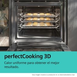 Horno Multifunción Pirolítico Siemens HB372AES3 71 Litros de Capacidad