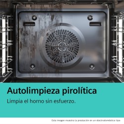 Horno Multifunción Pirolítico Siemens HB372AES3 71 Litros de Capacidad