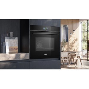 Horno Multifunción con Microondas Pirolítico Siemens HM776GKB1 71 Litros de Capacidad