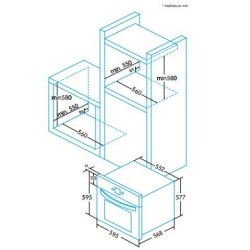 Horno Multifunción Edesa EOE7040BK 80 Litros de Capacidad