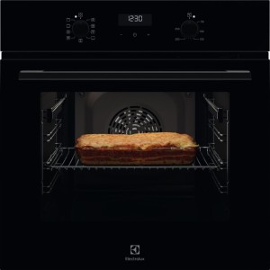 Multifunktionsofen Electrolux OEF5H50BK Schwarzes Glas 72 Liter Kapazität