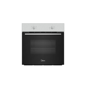 Statischer konventioneller Ofen Midea MBO65M40M0XST Inox/Schwarz 72 Liter Kapazität