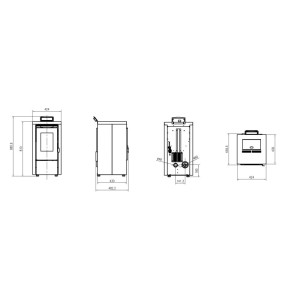 Estufa de Pellet ELITE 7 kW