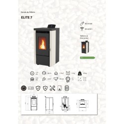 Estufa de Pellet ELITE 7 kW