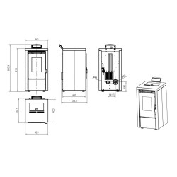 Estufa de Pellet ELITE 7 kW