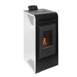 Estufa de Pellet POWER 9 kW Blanca