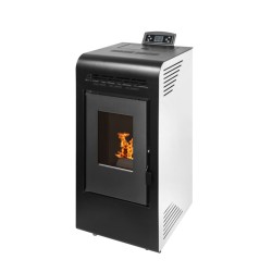 Estufa de Pellet POWER 9 kW Blanca