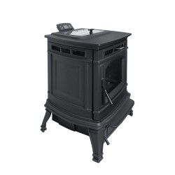 Estufa de Pellet MAXIMA FUNDICION 12,8 kW Negra