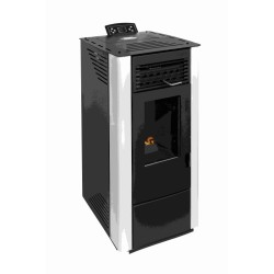 Estufa de Pellet KING 10 kW Blanca