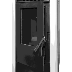 Estufa de Pellet KING 10 kW Blanca