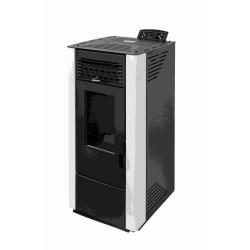 Estufa de Pellet KING 10 kW Blanca