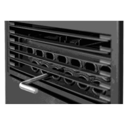 Estufa de Pellet KING 10 kW Negra