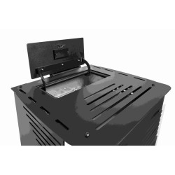 Estufa de Pellet KING 10 kW Negra