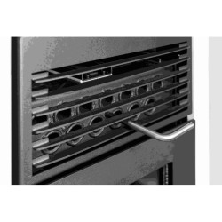 Estufa de Pellet KING 10 kW Negra