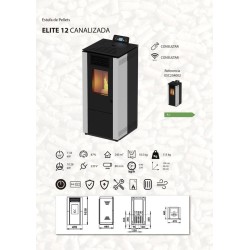 Estufa de Pellet ELITE 12 Canalizada 12 kW