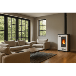 Pellet-Ofen PASILLO 8 kanalisiert PLUS 8 kW