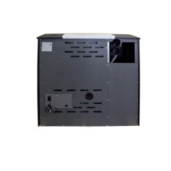 Pelletofen PASILLO 10 KANALISIERBAR 10 kW Schwarz Kanalisier Pelletkamin A+