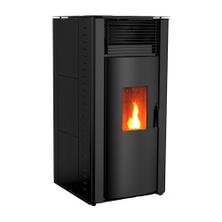 Estufa de Pellet GYDA CANALIZADA 14,3 kW Negra