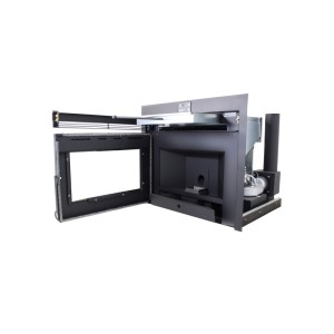 Einbau-Pelletofen INSERT CANADÁ 11 kW Schwarz