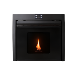 Estufa de Pellet Insertable INSERT CANADÁ 11 kW Negra