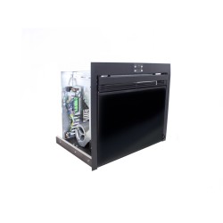 Einbau-Pelletofen INSERT CANADÁ 11 kW Schwarz
