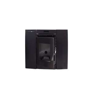 Einbau-Pelletofen INSERT 8 kW Schwarz