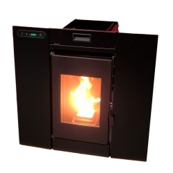 Estufa de Pellet Insertable INSERT 8 kW Negra