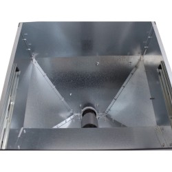 Estufa de Pellet Insertable INSERT 12 CANALIZADA 12 kW Negra