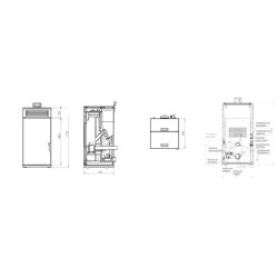 Hidroestufa de Pellet COMPACT HIDRO 24 kW