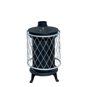 Holzofen für den Außenbereich EIDER RUSTIKAL FÜR DEN AUSSENBEREICH 13,05 kW Kompakt Kaminofen 68x52x41cm