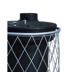 Holzofen für den Außenbereich EIDER RUSTIKAL FÜR DEN AUSSENBEREICH 13,05 kW Kompakt Kaminofen 68x52x41cm